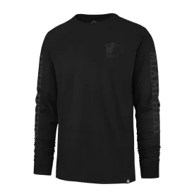 '47 Brand Miami HEAT Triple Down Long Sleeve Tee