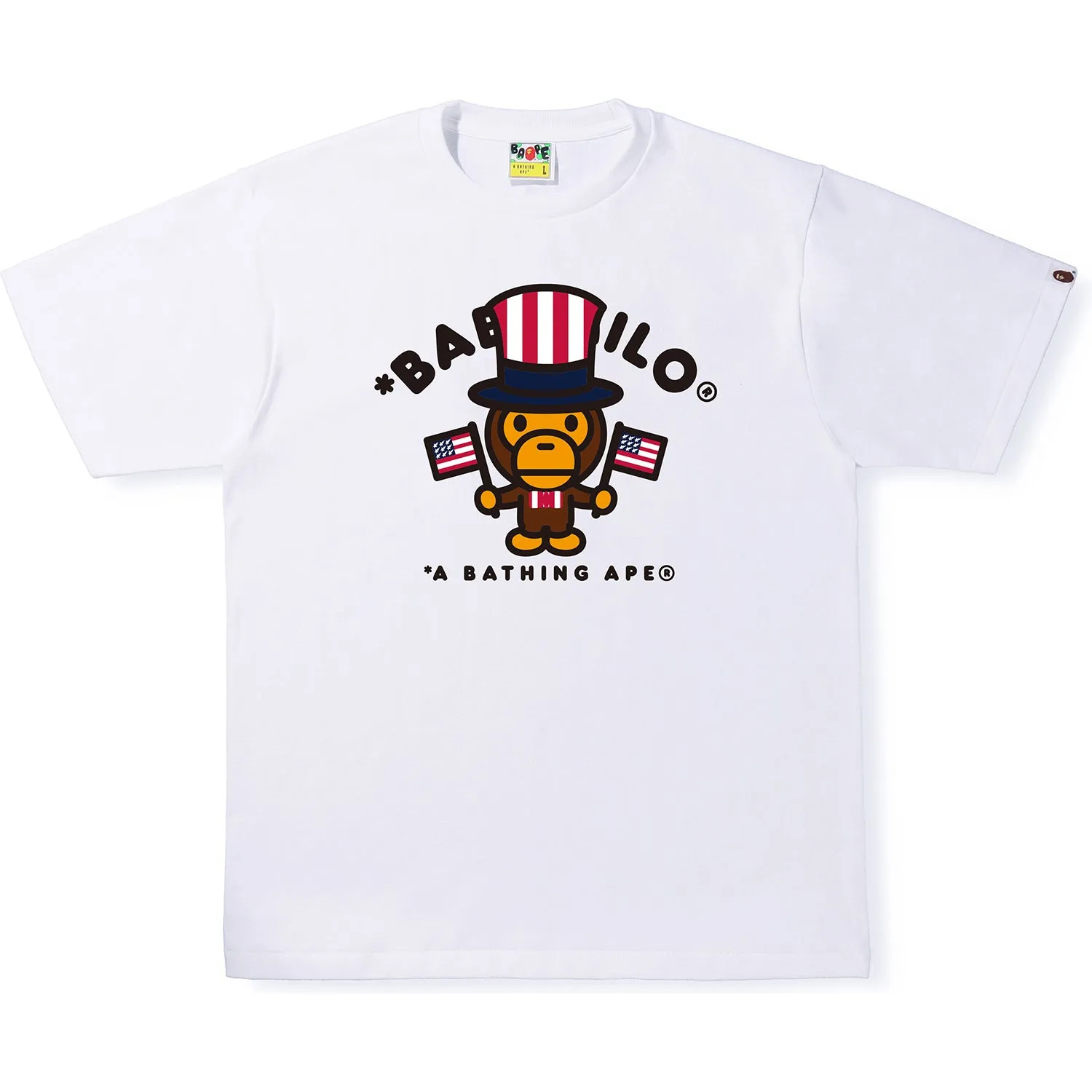 4TH OF JULY BABY MILO TEE MENS