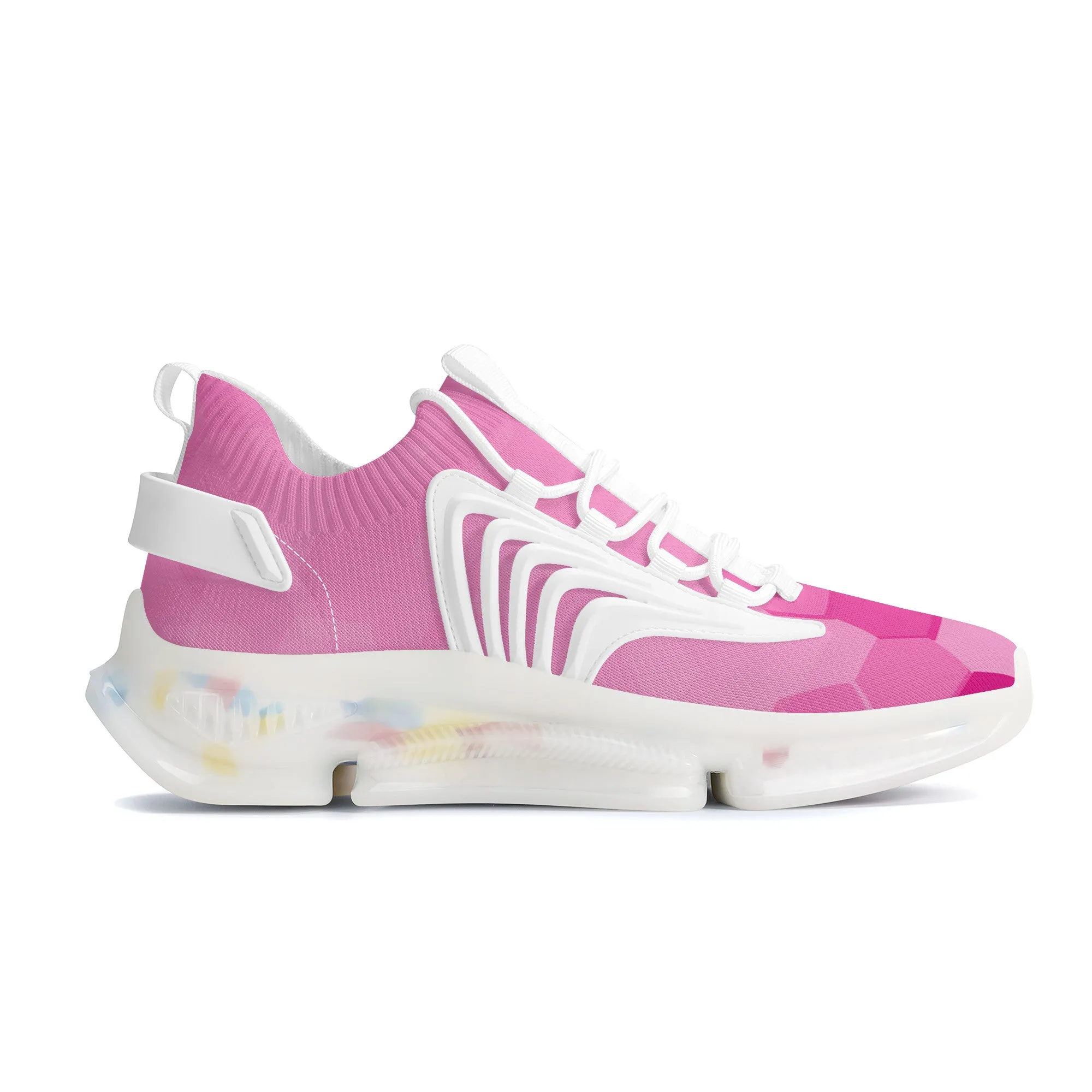 Air Max React Sneakers - White/Pink