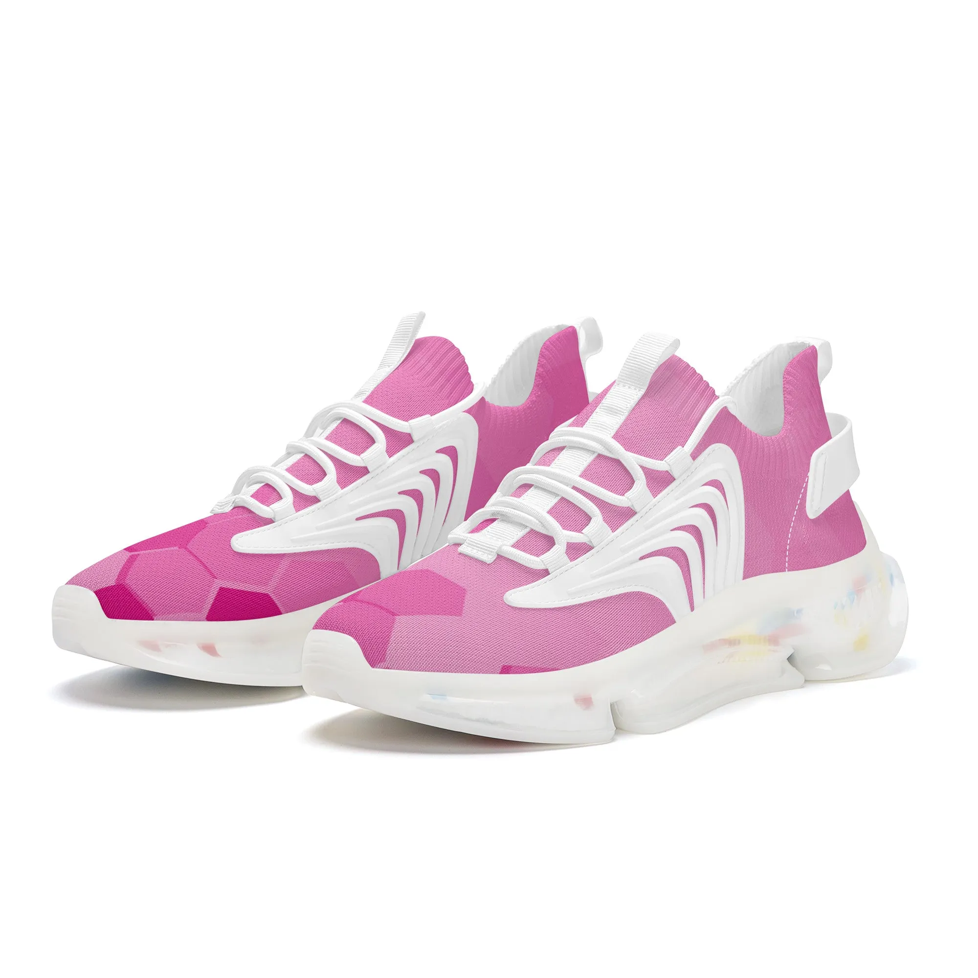 Air Max React Sneakers - White/Pink