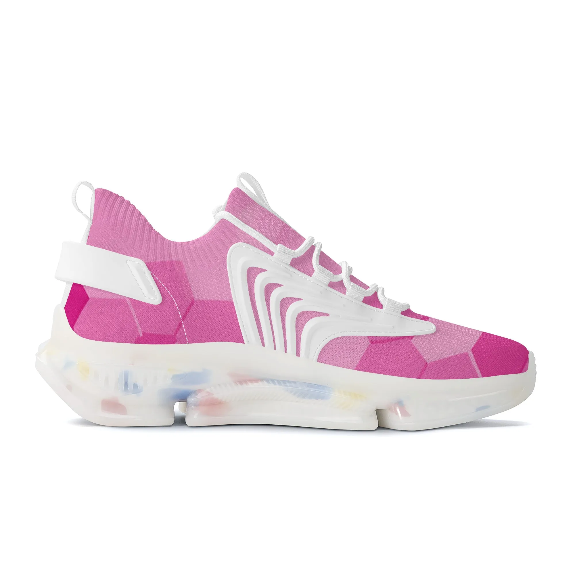 Air Max React Sneakers - White/Pink