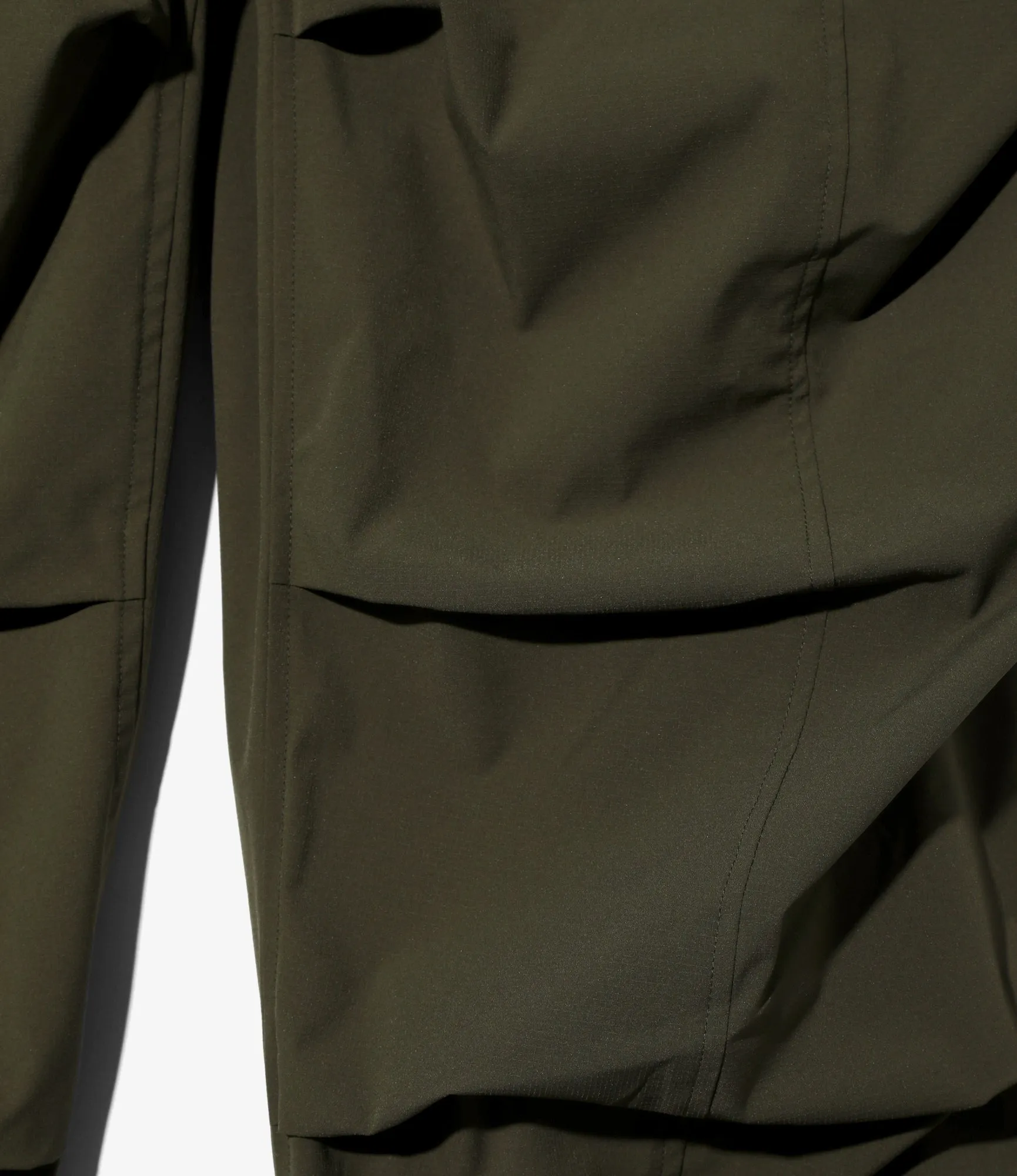 Belted Centre Seam Pant – Olive Ripstop