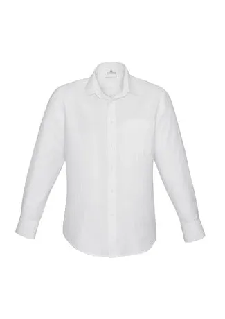 Biz Men's Preston Self Stripe L/S Shirt