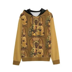 Black Madonna Men's Pullover Hoodie | 100% Cotton