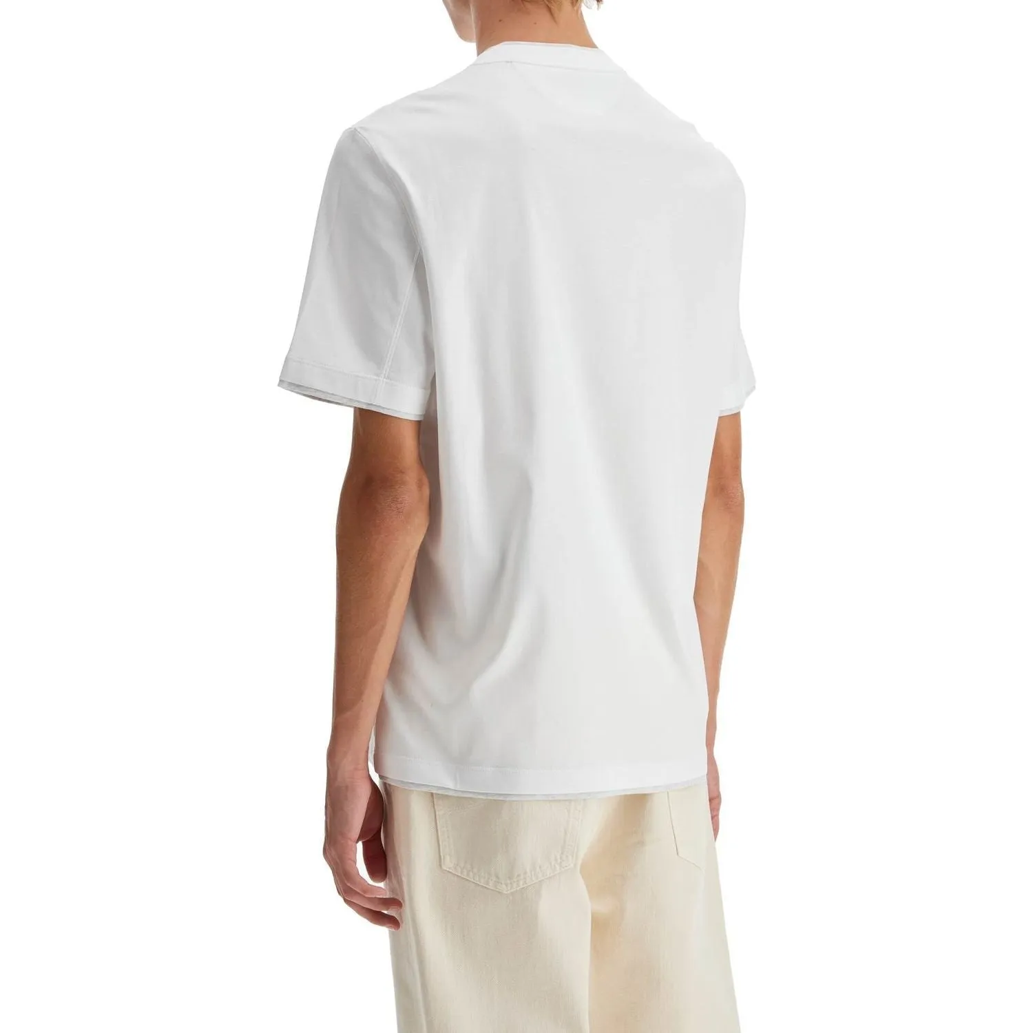 Brunello Cucinelli layered-effect t-shirt