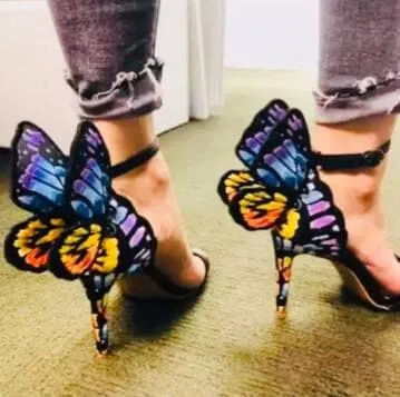 Butterfly High Heels