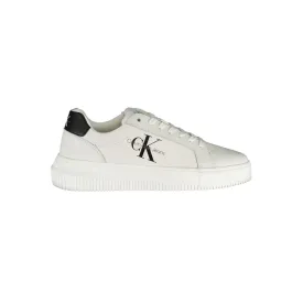 Calvin Klein Eco-Chic White Sneakers with Contrast Details