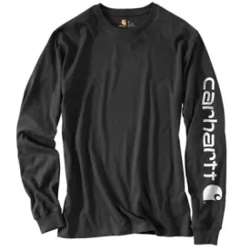 Carhartt Mens Signature Sleeve Logo Long Sleeve T-Shirt