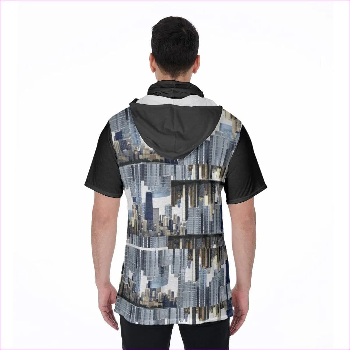 City Blocks Men's T-Shirt With Mask