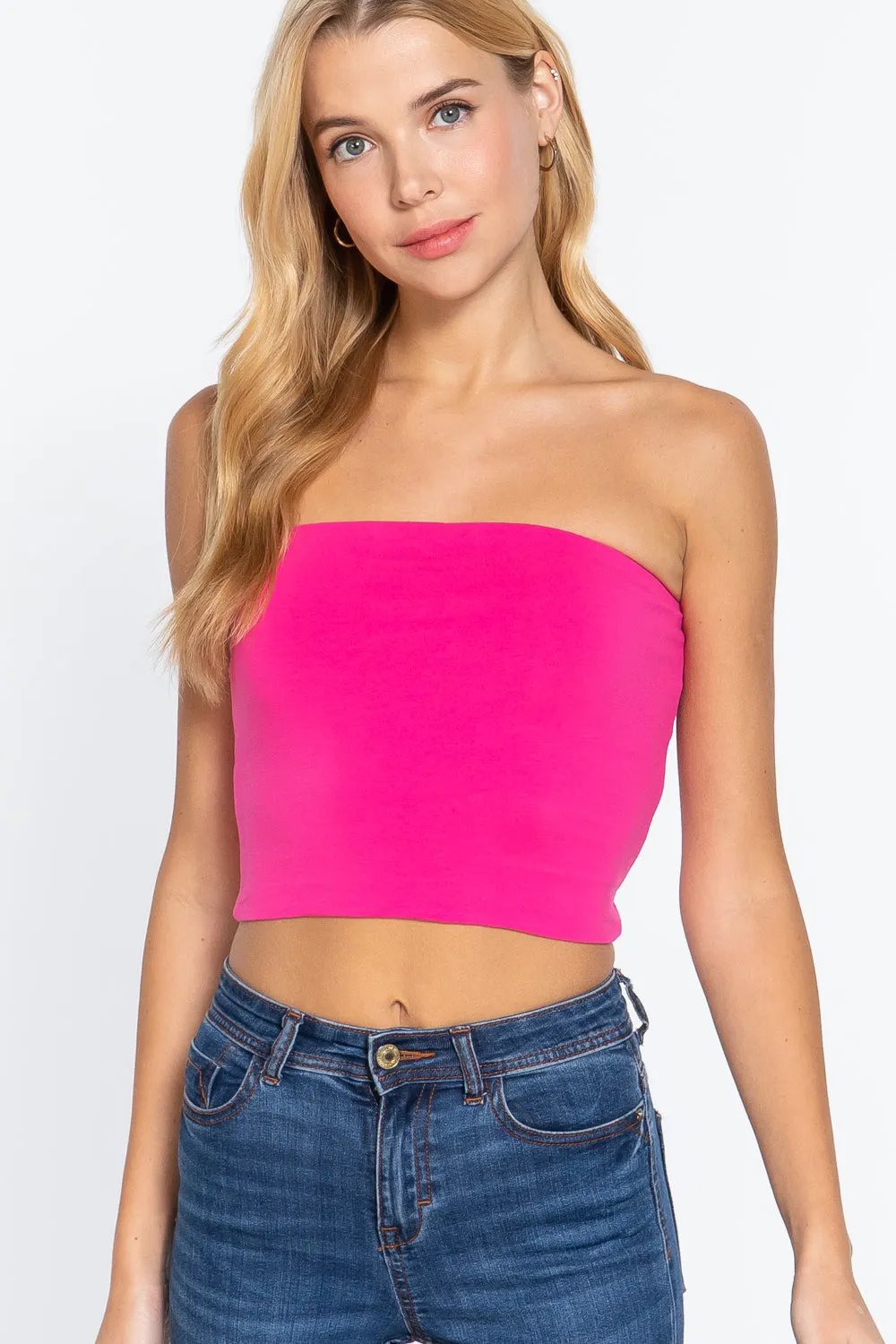 CROP TUBE TOP