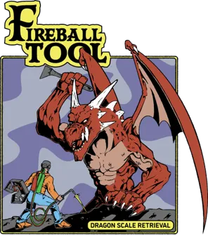 Fireball T-Shirt, D&D Style (Design 3)