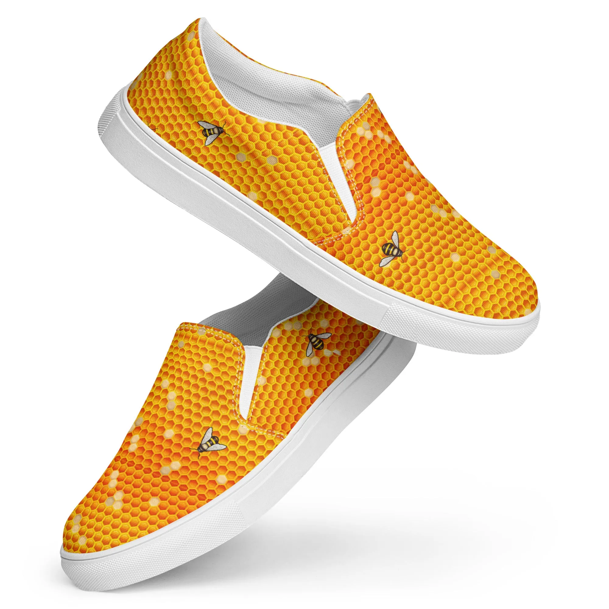 Honey Comb Slip-On Shoes