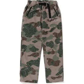 LAYERED LINE CAMO TRACK PANTS MENS