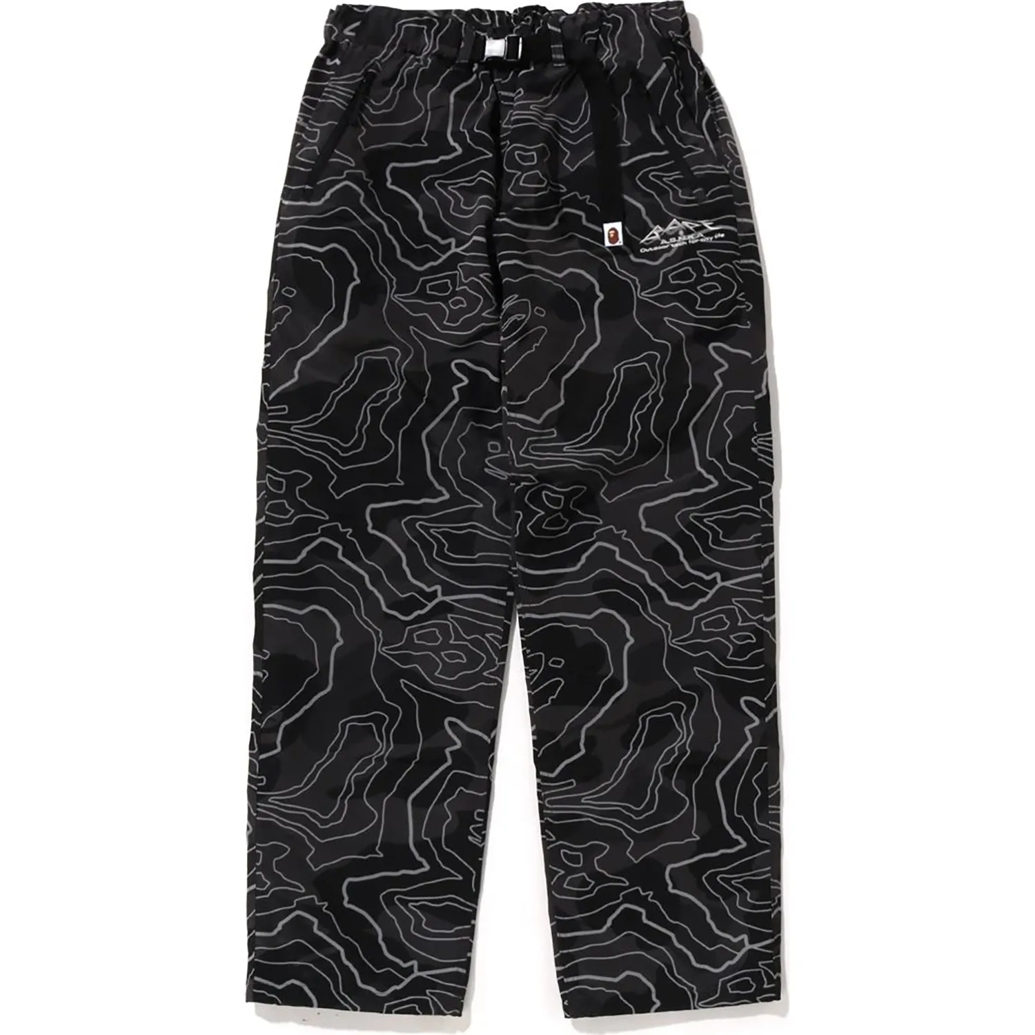 LAYERED LINE CAMO TRACK PANTS MENS