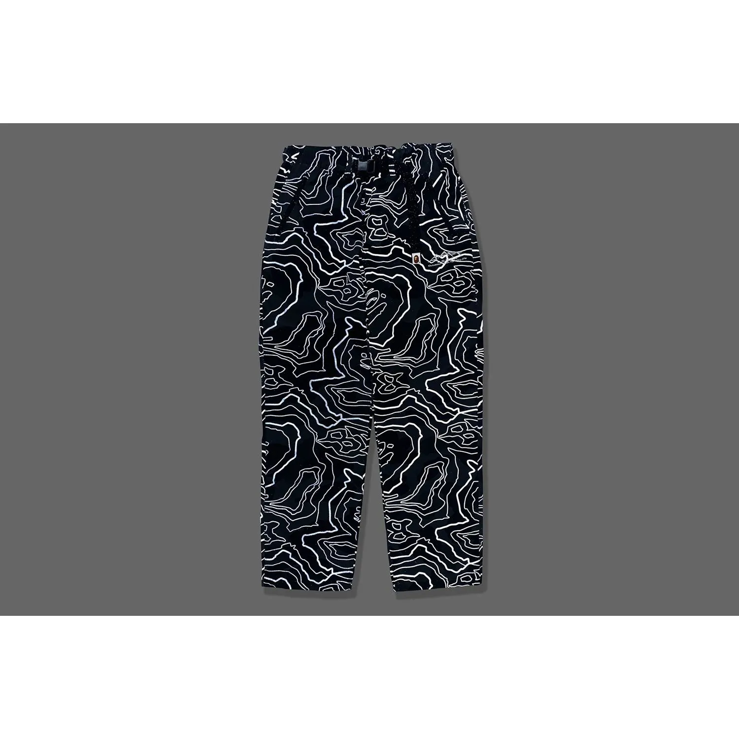 LAYERED LINE CAMO TRACK PANTS MENS