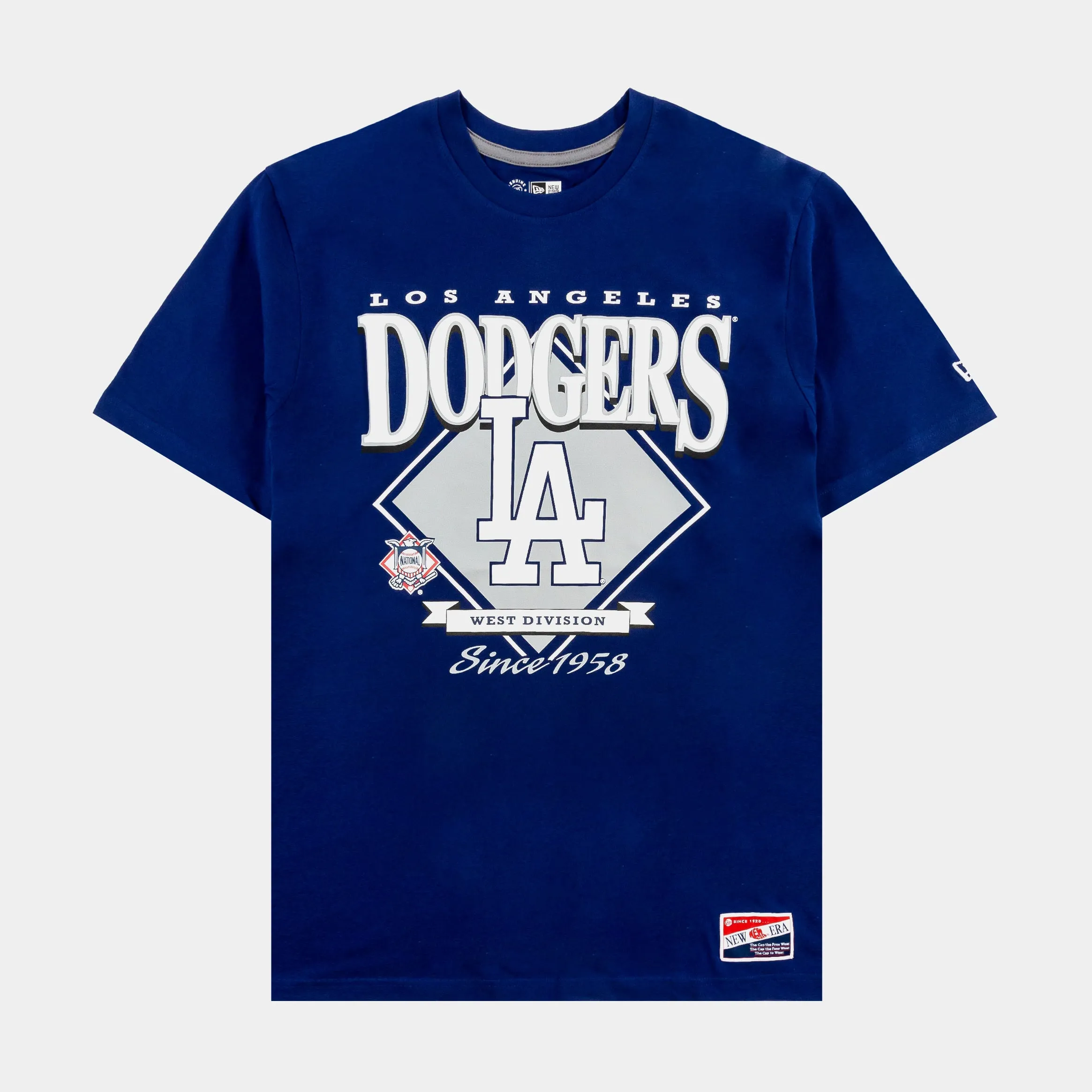 Los Angeles Dodgers Mens Short Sleeve Shirt (Blue)