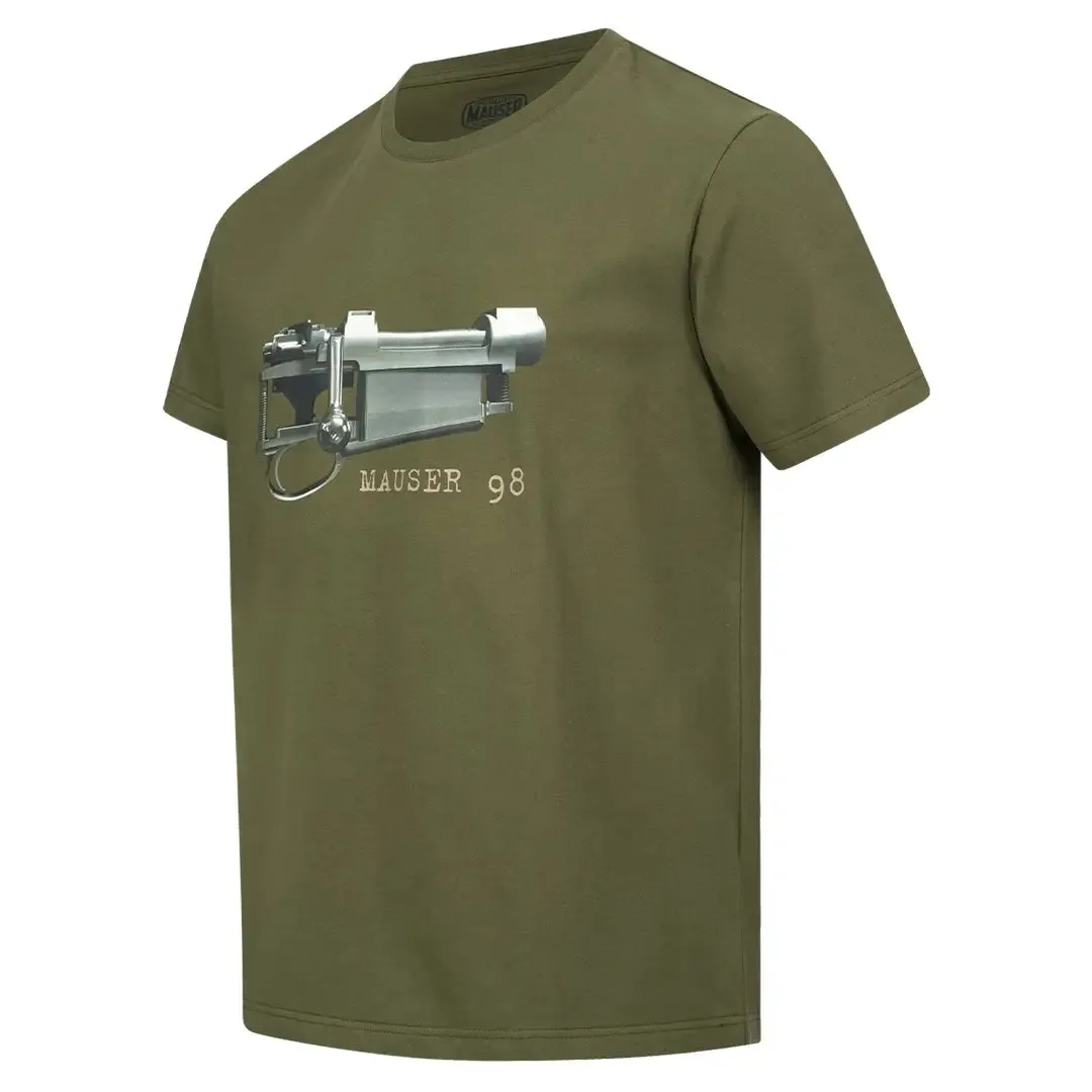 Mauser 98 System T-Shirt - Dull Olive by Mauser