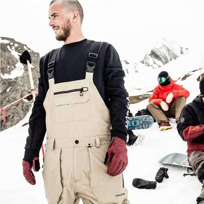 Men Ski Pants With Black Straps