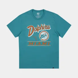 Miami Dolphins Mens Short Sleeve Shirt (Blue/Orange)