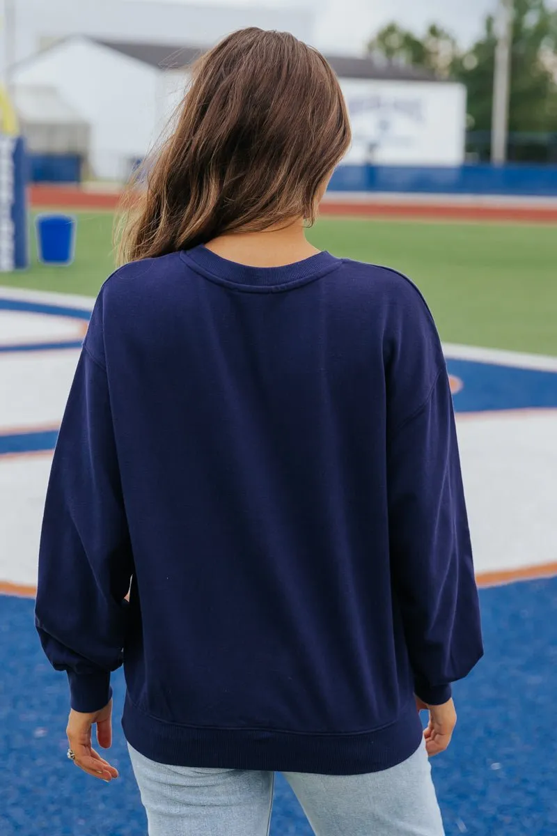 Navy Game Day Sweatshirt - FINAL SALE