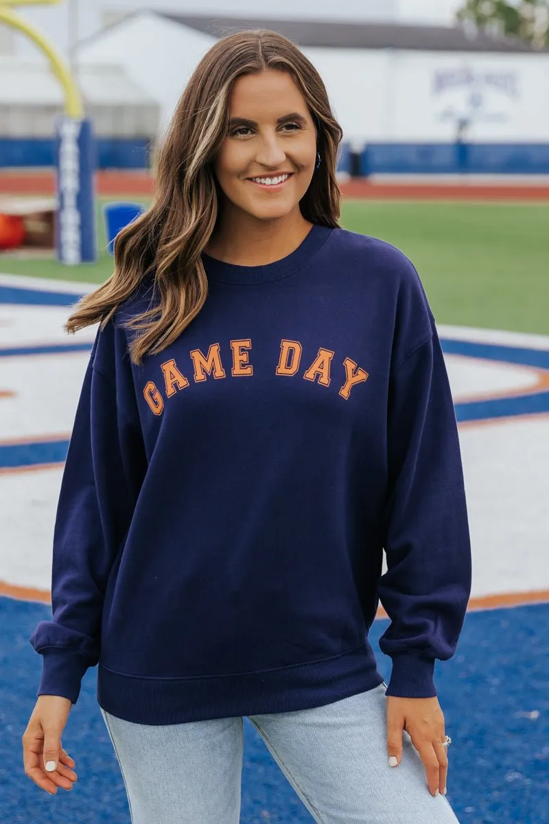 Navy Game Day Sweatshirt - FINAL SALE