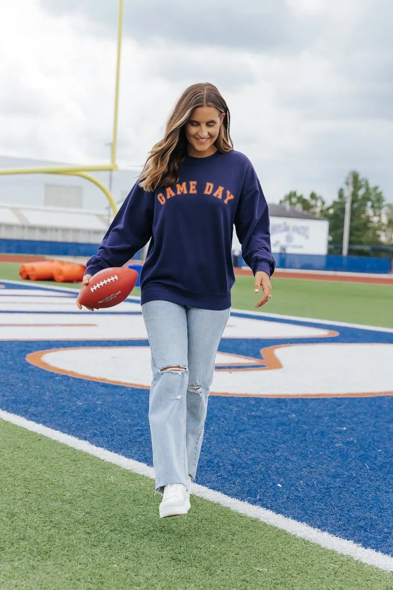 Navy Game Day Sweatshirt - FINAL SALE