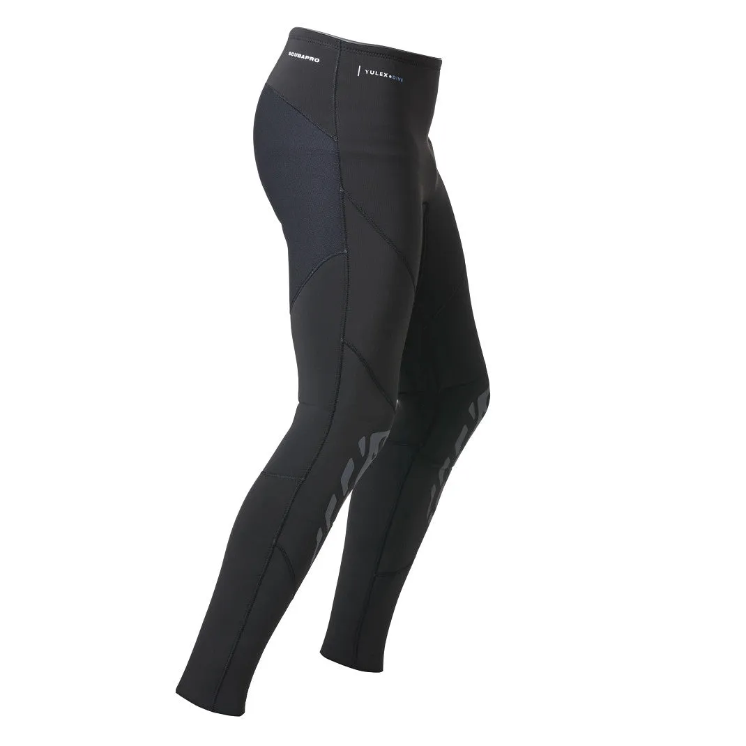 Open Box ScubaPro 3mm Mens Everflex Yulex Dive Pants - Black - 3XLarge