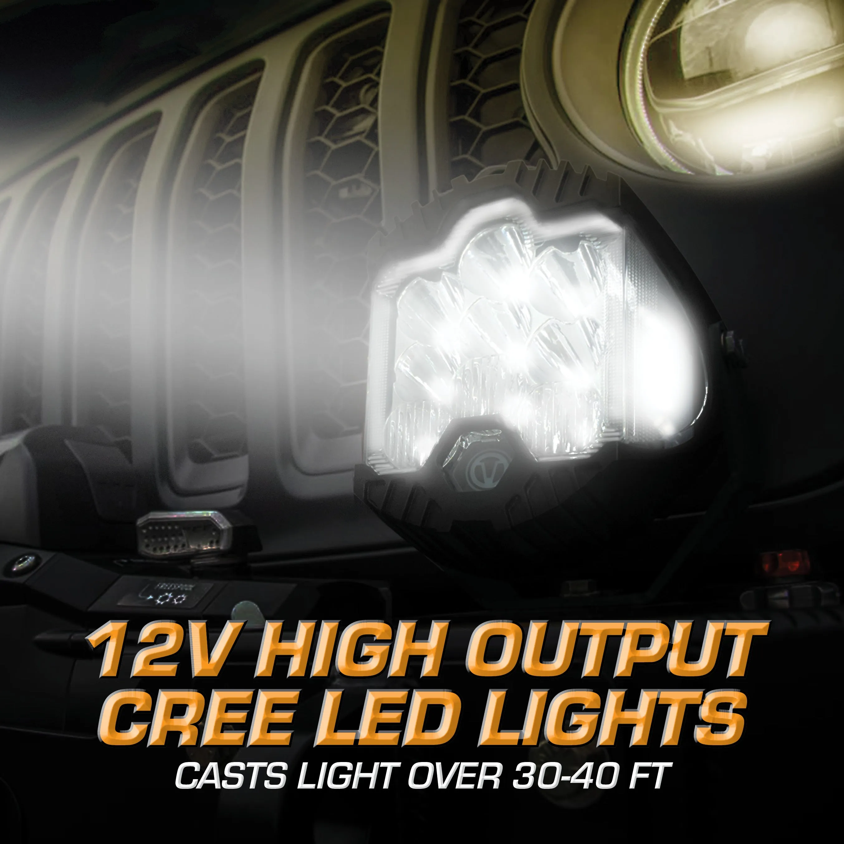 OPTIC NINE LED HEADLIGHT CLEAR