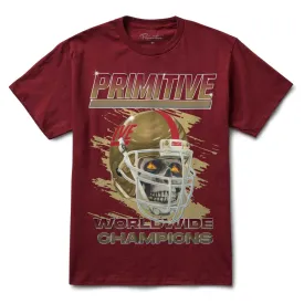 PRIMITIVE Versus Graphic T-Shirt - Burgundy