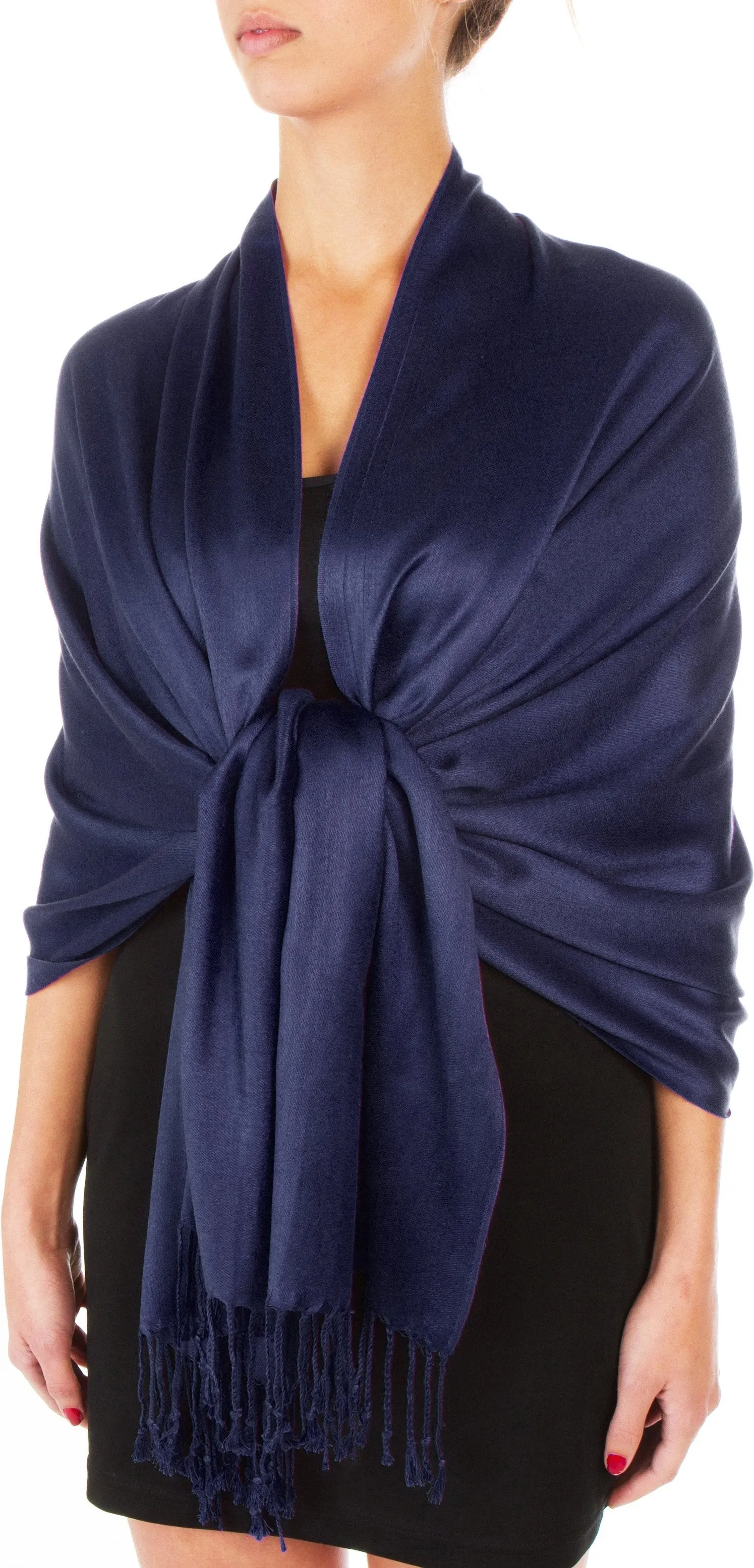 Sakkas 78" X 28" Rayon from Bamboo Soft Solid Pashmina Shawl / Wrap / Stole