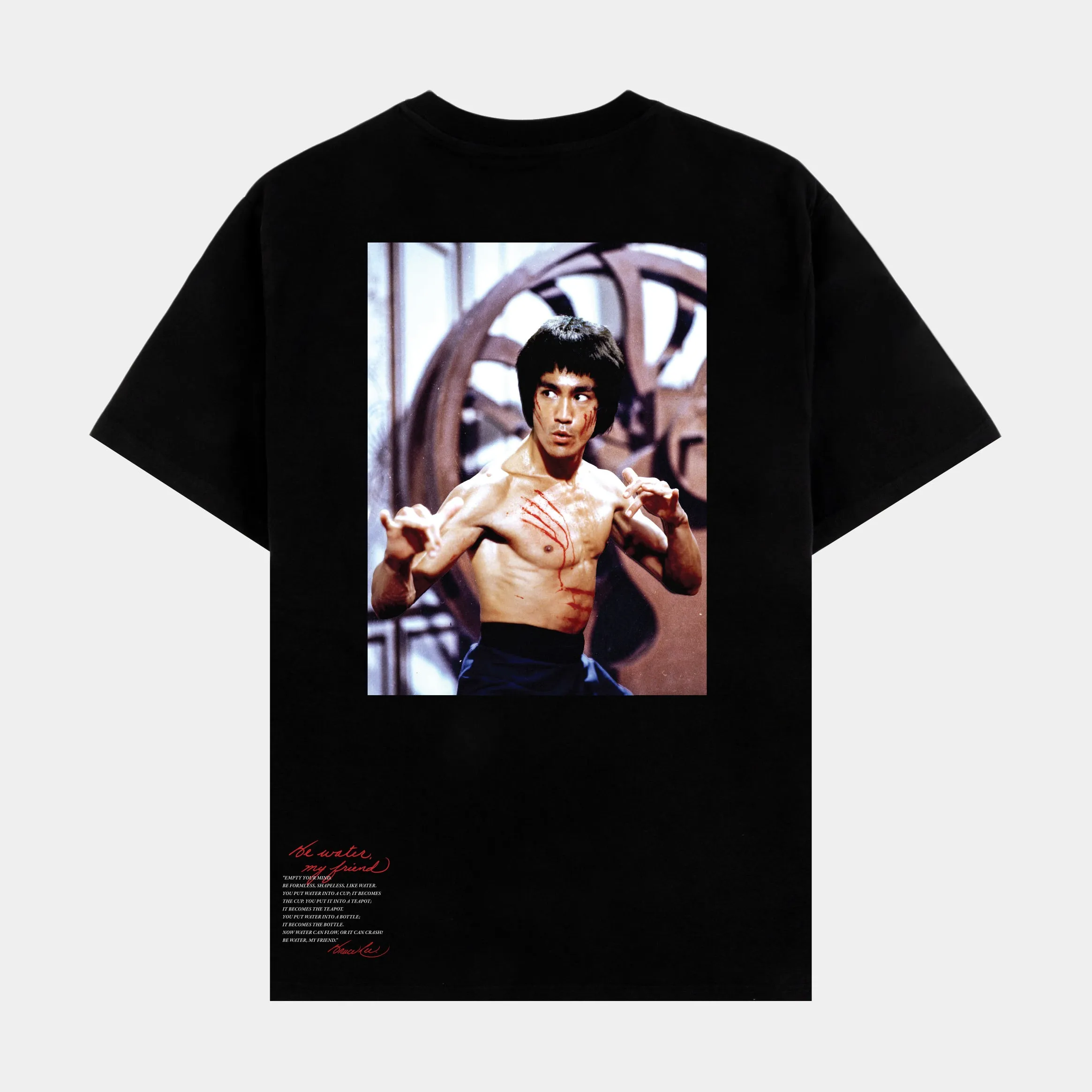 SP x Bruce Lee Enter The Dragon Mens Short Sleeve Shirt (Black)