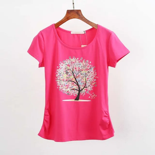 Summer clothing short-sleeve T-shirt female casual shirts t shirt women clothes top tee harajuku tshirt tops plus size 6XL 5XL