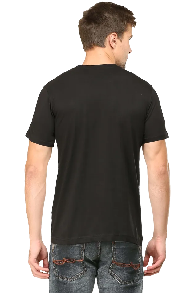 SUPERMAN V Neck T-Shirt BLACK