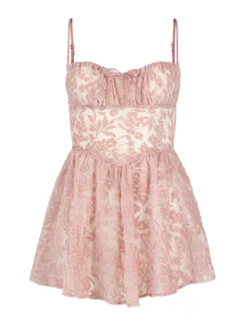 The Ballerina Dress - Pink Velvet