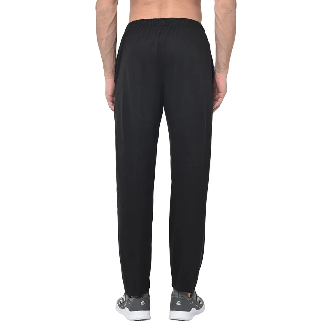 Vimal Jonney Black Cotton Trackpant For Men's