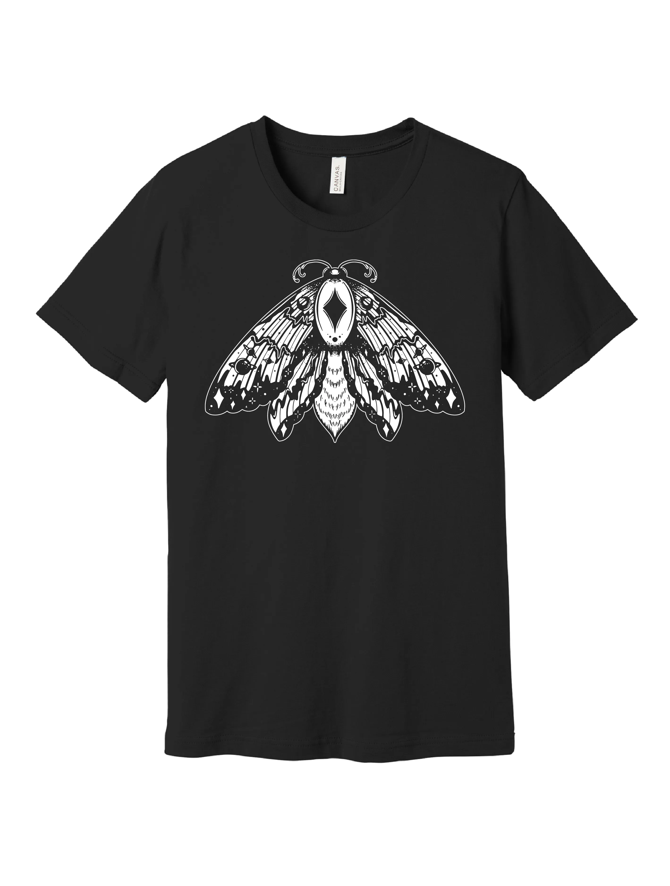 Witchy Moth · Unisex T-Shirt · White