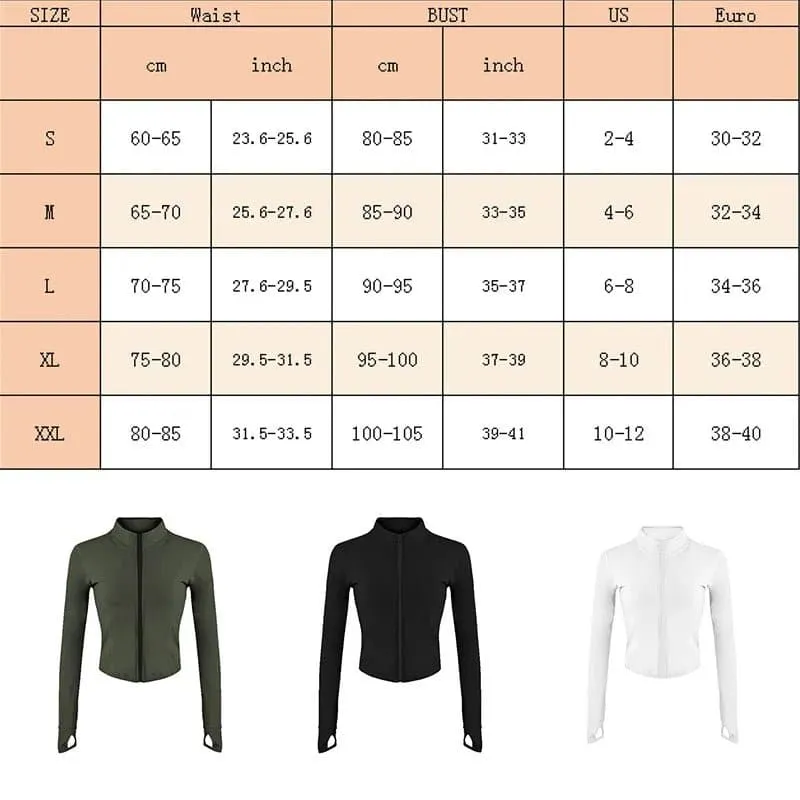 Zip-Up Yoga Jackets for Women - Moisture-Wicking, Breathable, and Quick-Drying